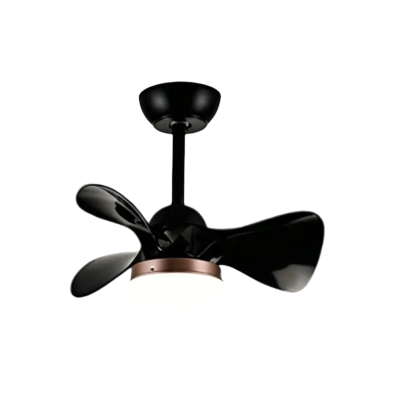 Malý stropný ventilátor ABS so svetlom