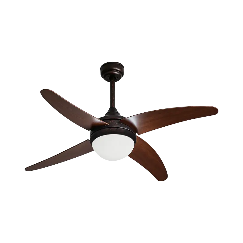 Preglejkový stropný ventilátor so svetlom