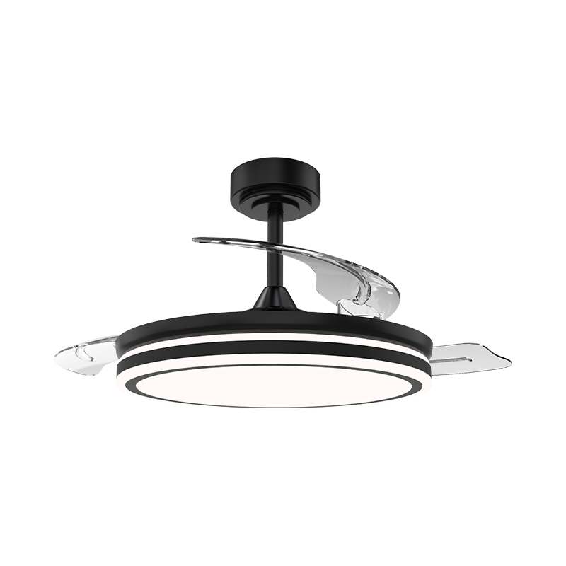 Tichý výsuvný stropný ventilátor s neviditeľnými lopatkami Tichý výsuvný stropný ventilátor s neviditeľnými lopatkami