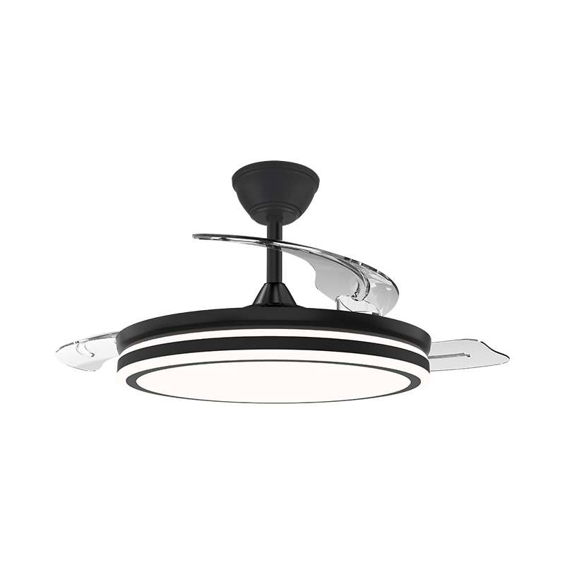 Tichý výsuvný stropný ventilátor s neviditeľnými lopatkami Tichý výsuvný stropný ventilátor s neviditeľnými lopatkami