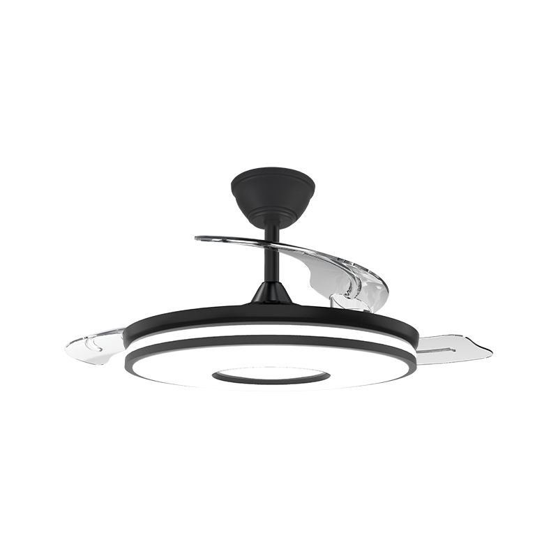 Tichý výsuvný stropný ventilátor s neviditeľnými lopatkami Tichý výsuvný stropný ventilátor s neviditeľnými lopatkami