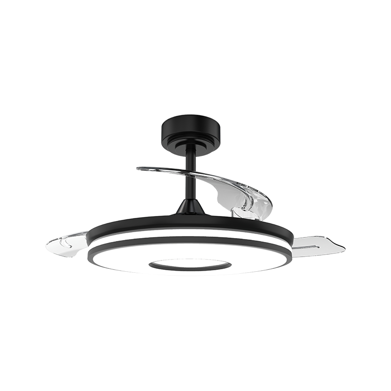 Tichý výsuvný stropný ventilátor s neviditeľnými lopatkami Tichý výsuvný stropný ventilátor s neviditeľnými lopatkami