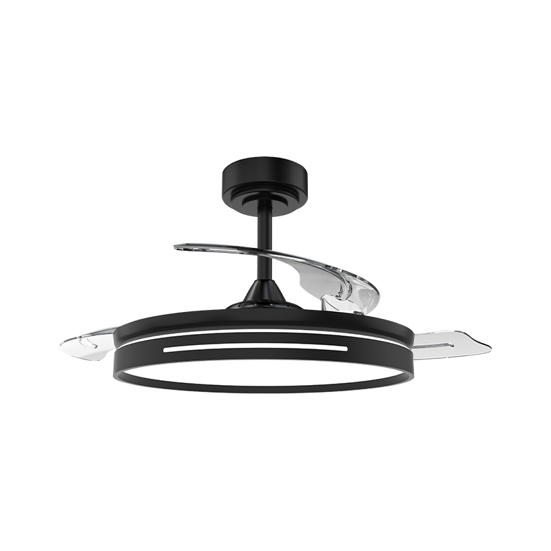 Tichý výsuvný stropný ventilátor s neviditeľnými lopatkami Tichý výsuvný stropný ventilátor s neviditeľnými lopatkami
