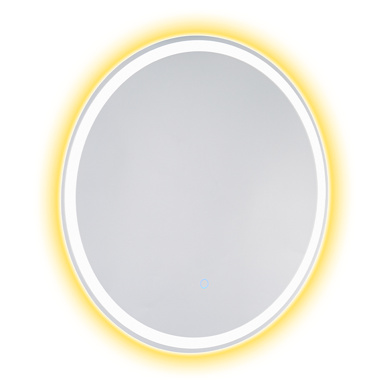 Hliníkový rám LED Smart Dimming Odhmlievanie Podsvietené kúpeľňové zrkadlo Hliníkový rám LED Smart Dimming Odhmlievanie Podsvietené kúpeľňové zrkadlo