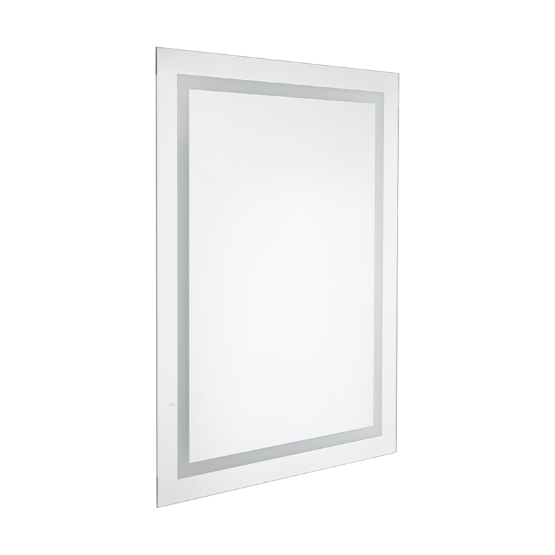 Hliníkový rám LED Smart Dimming Odhmlievanie Podsvietené kúpeľňové zrkadlo Hliníkový rám LED Smart Dimming Odhmlievanie Podsvietené kúpeľňové zrkadlo