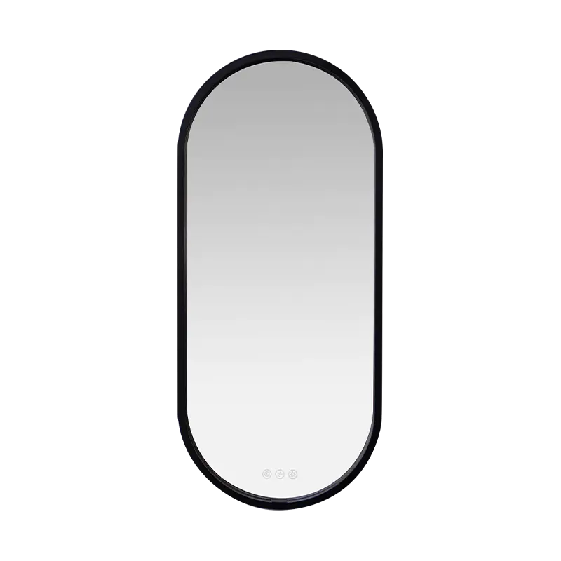 LED Smart Dimming Defogging Matné osvetlené kúpeľňové zrkadlo