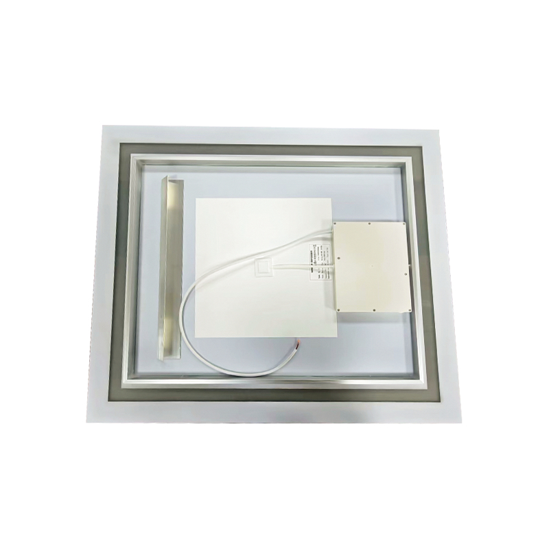 Hliníkový rám LED Smart Dimming Odhmlievanie Podsvietené kúpeľňové zrkadlo Hliníkový rám LED Smart Dimming Odhmlievanie Podsvietené kúpeľňové zrkadlo