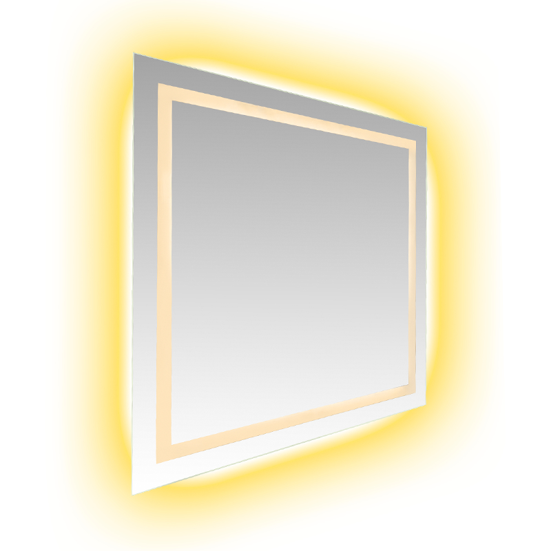 Hliníkový rám LED Smart Dimming Odhmlievanie Podsvietené kúpeľňové zrkadlo Hliníkový rám LED Smart Dimming Odhmlievanie Podsvietené kúpeľňové zrkadlo
